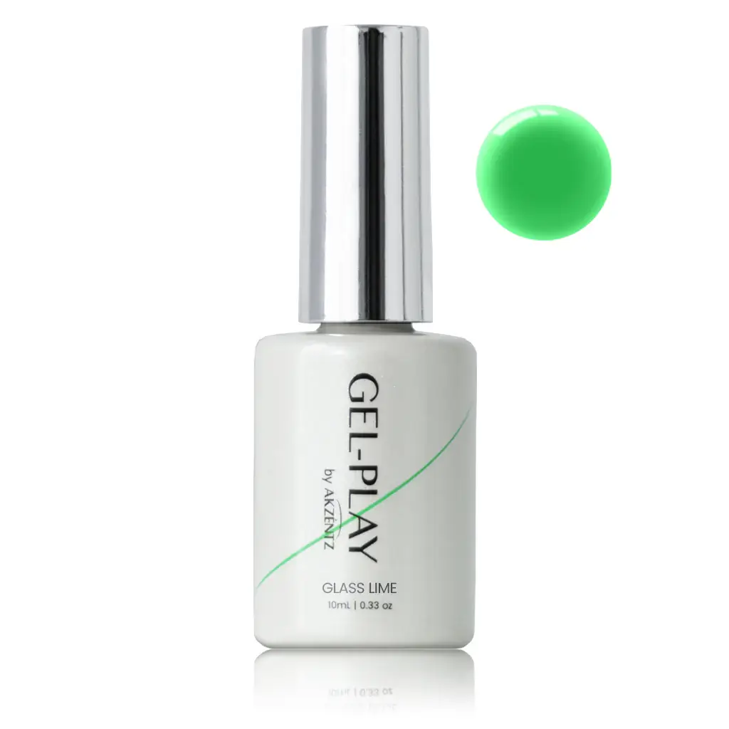 Akzentz Gel Play Polish- Glass Lime