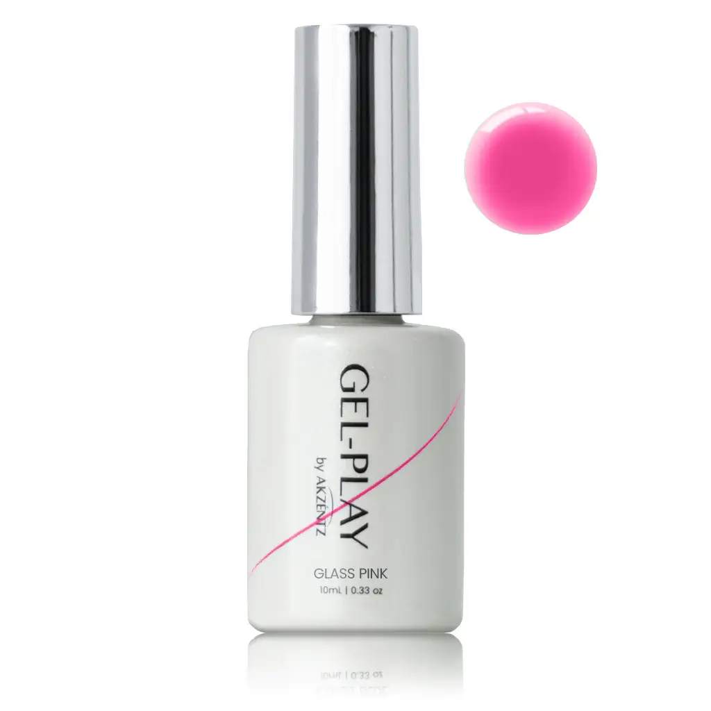 Akzentz Gel Play Polish - Glass Pink