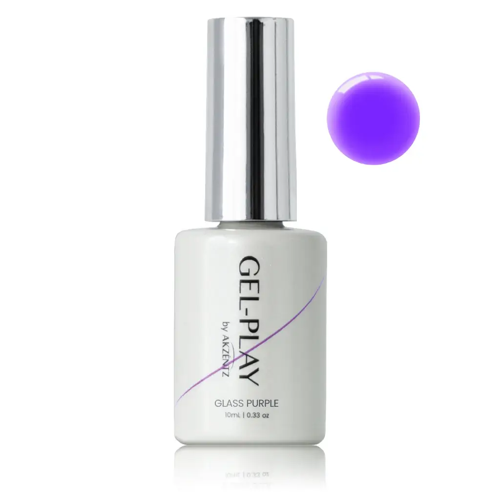 Akzentz Gel Play Polish- Glass Purple