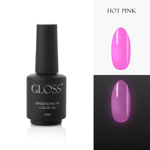 GLOSS Glow in the dark Gel Polish