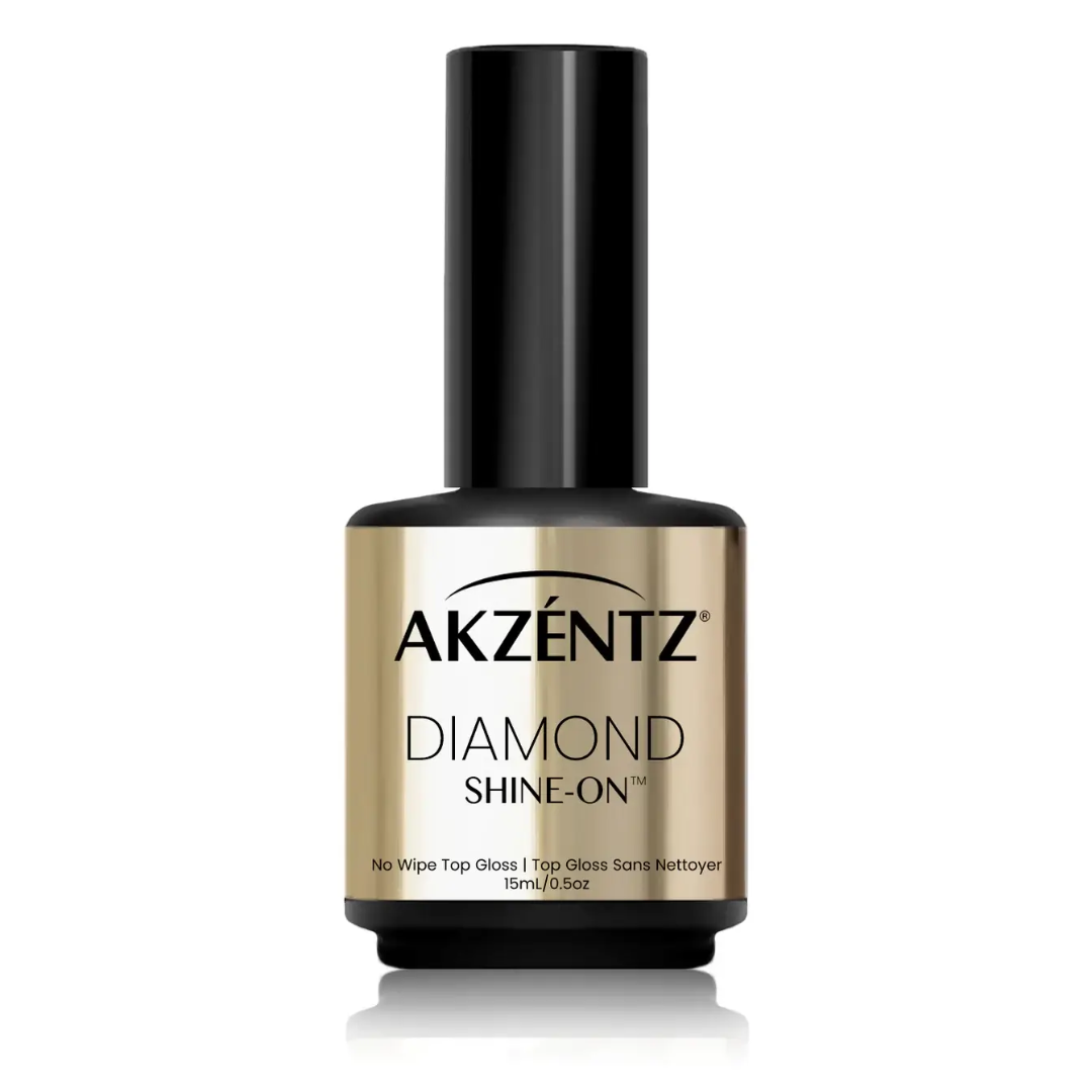AKZENTZ Diamond Shine-On No Wipe Top Coat - Nail Mart USA