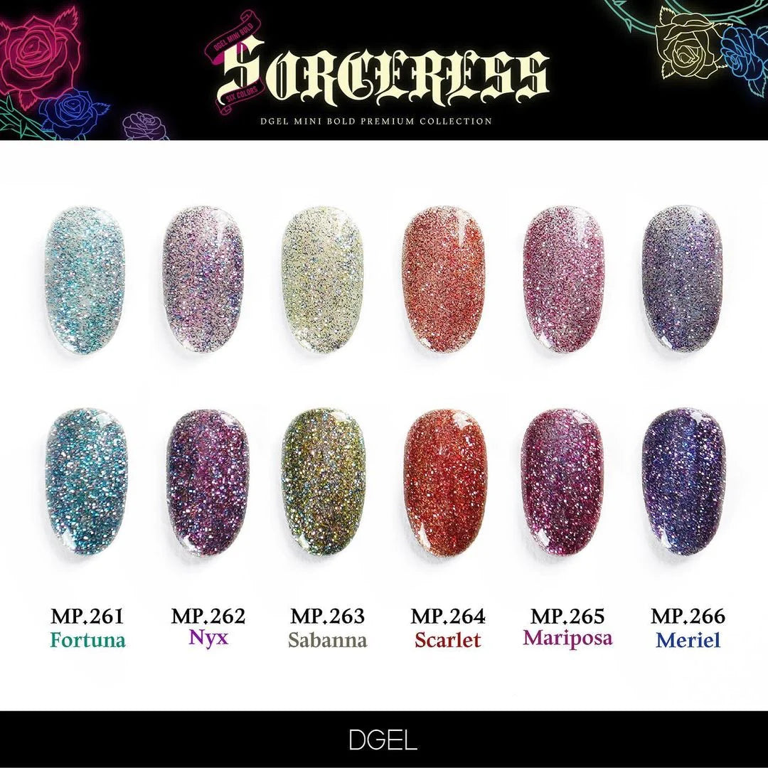 DGEL Sorceress Collection - 6 PCS Cat Eye Gel Polish Set