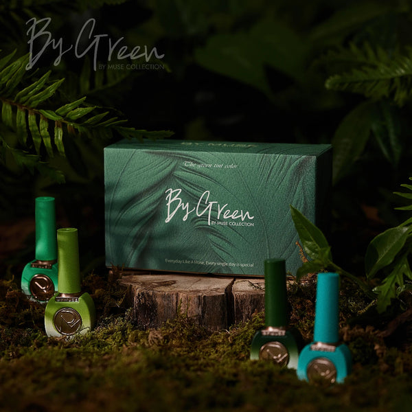 BY MUSE By Green - 6 PC Tint Color Gel Polish - Nail Mart USA