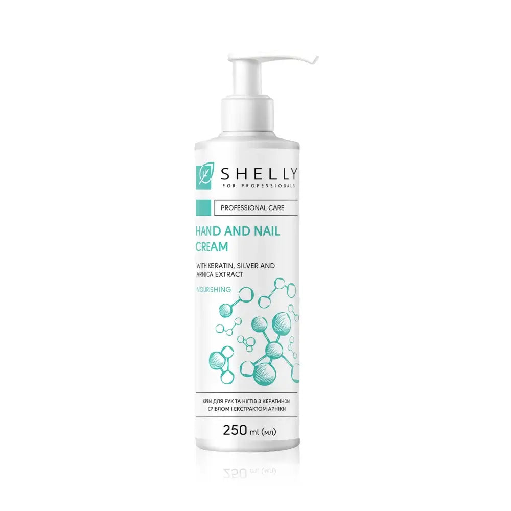 Shelly Hand & Nail Cream with Keratin, Silver, & Arnica Extract