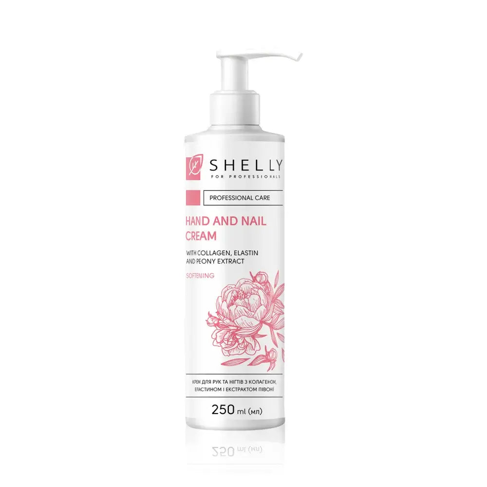 Shelly Hand & Nail Cream with Collagen, Elastin, & Peony