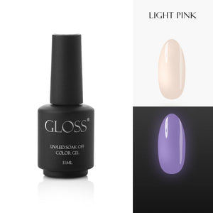 GLOSS Glow in the dark Gel Polish