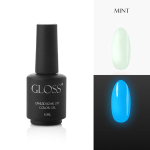 GLOSS Glow in the dark Gel Polish