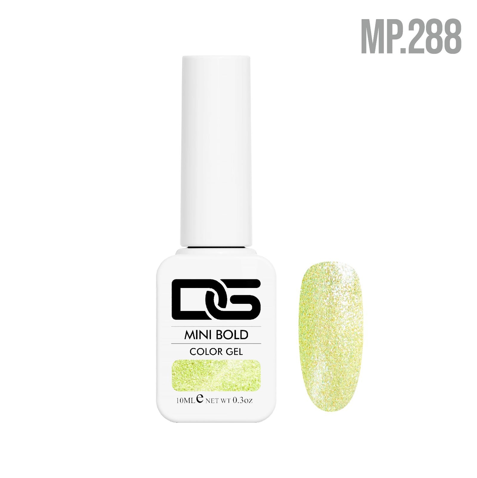 DGEL Mini Bold Sparkling Color Gel - Lemon Ade