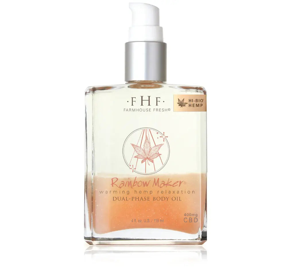 Farmhouse Fresh- Rainbow Maker Warming Hemp Relaxation Dual-Phase Body Oil