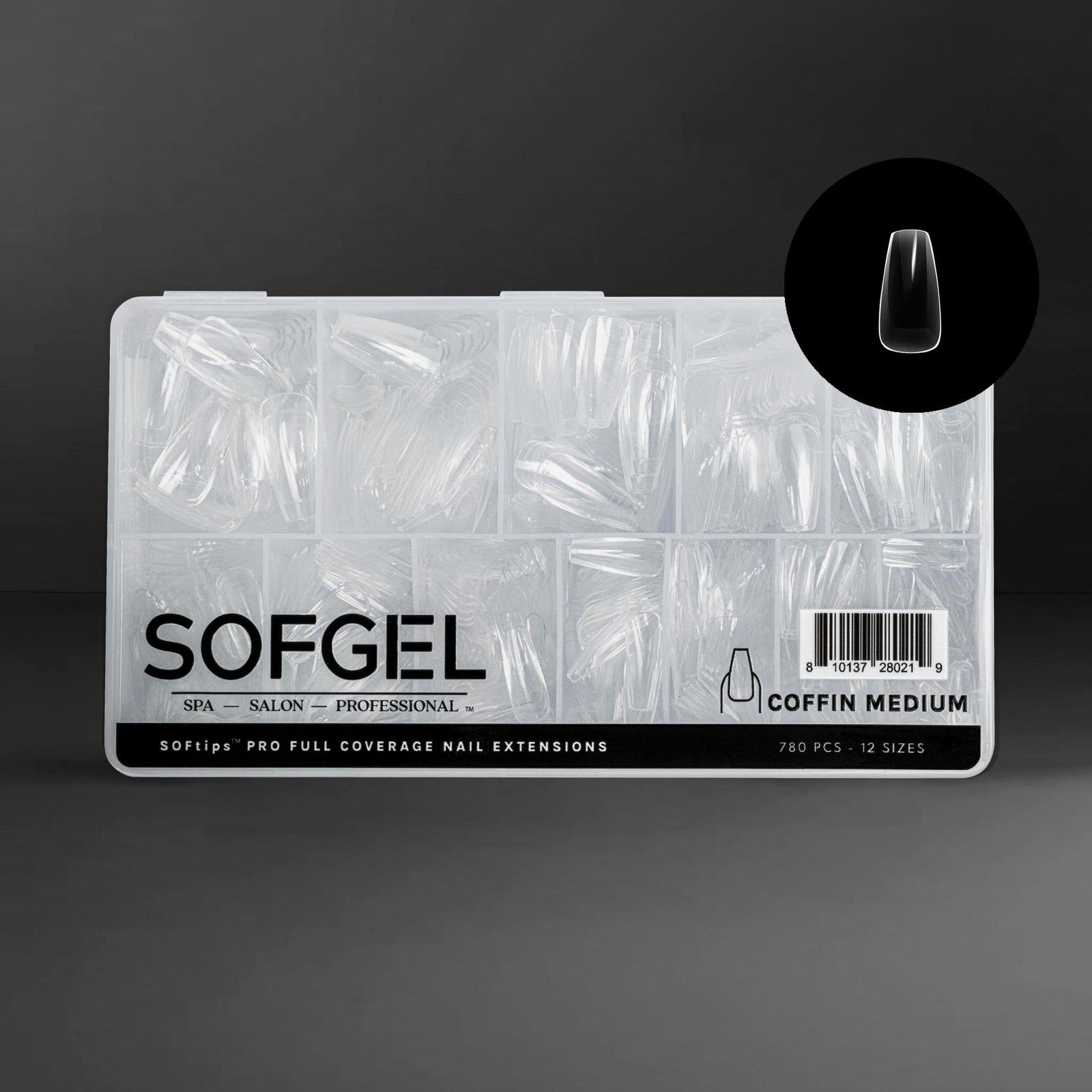 SOFGEL SOFTIPS PRO™ XII - Standard Coffin Medium