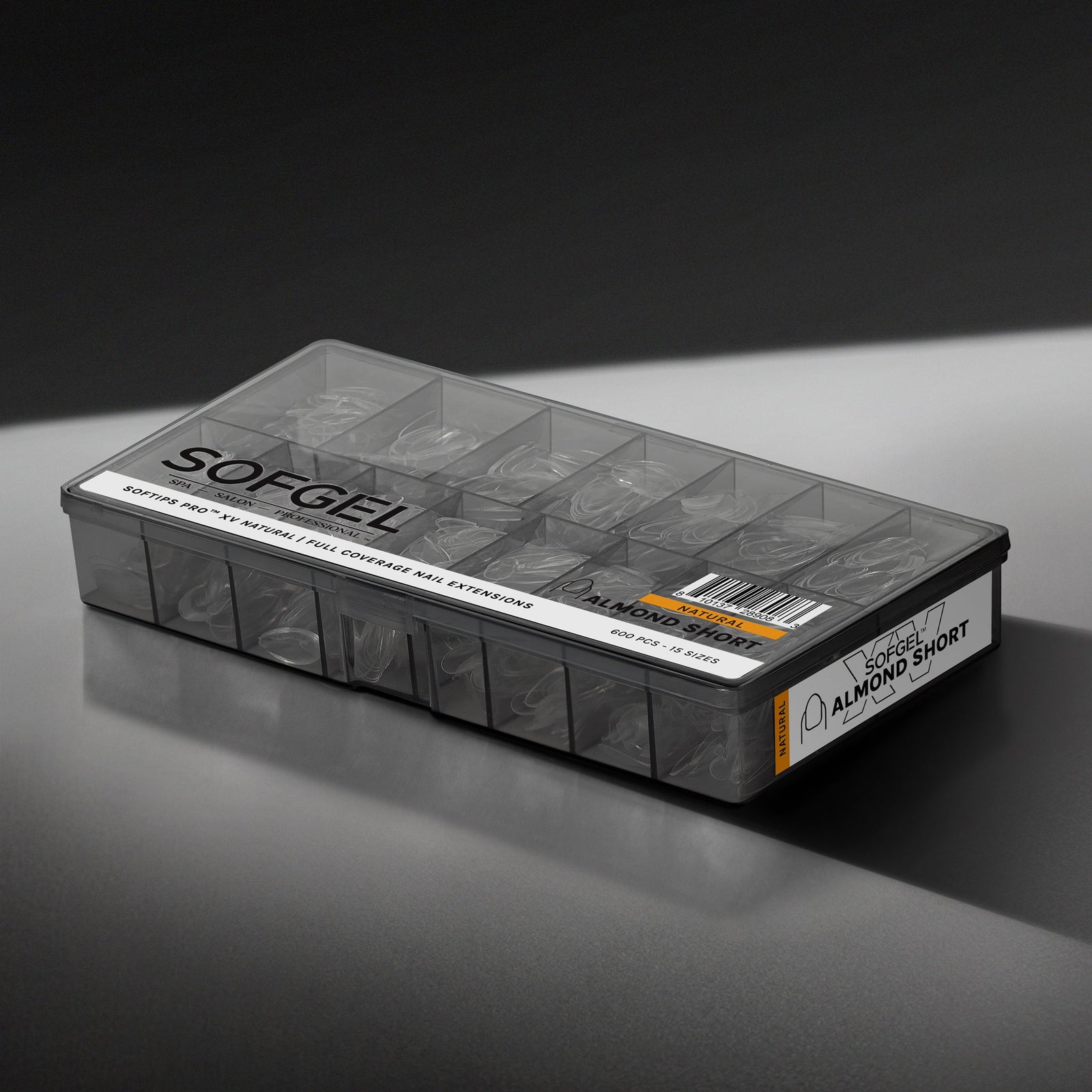SOFGEL SOFTIPS PRO™ XV NATURAL - ALMOND SHORT