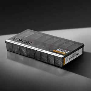 SOFGEL SOFTIPS PRO™ XV NATURAL - COFFIN LONG