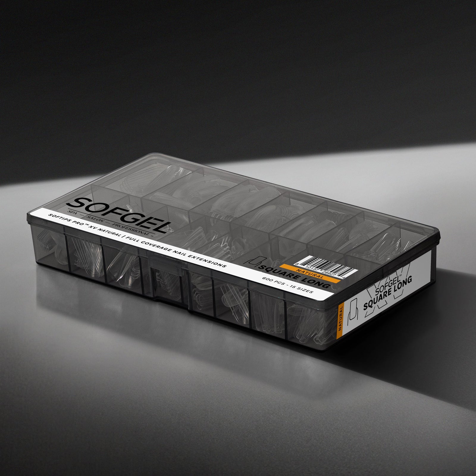 SOFGEL SOFTIPS PRO™ XV NATURAL - SQUARE LONG