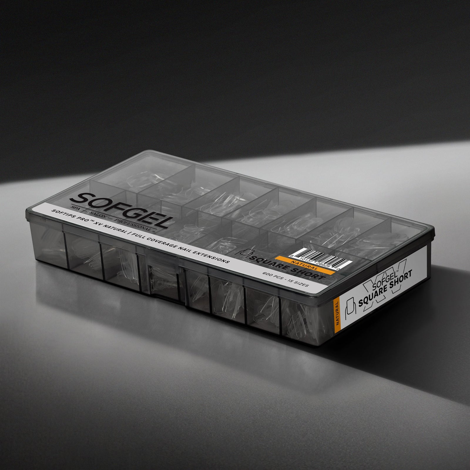 SOFGEL SOFTIPS PRO™ XV NATURAL - SQUARE SHORT