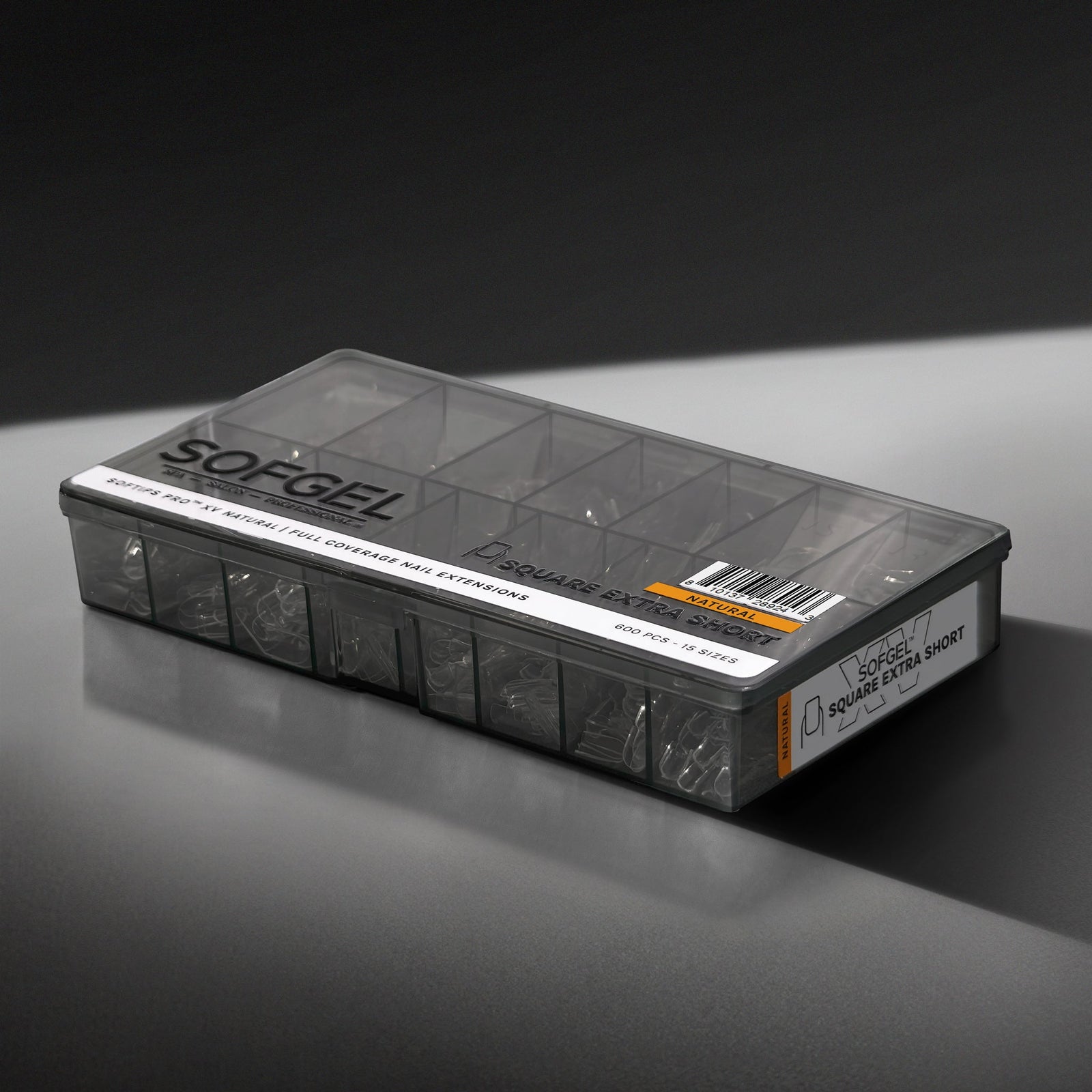 SOFGEL SOFTIPS PRO™ XV NATURAL - SQUARE EXTRA SHORT