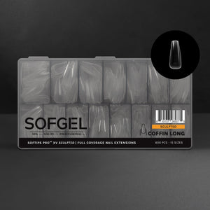 SOFGEL SOFTIPS PRO™ XV SCULPTED - COFFIN LONG