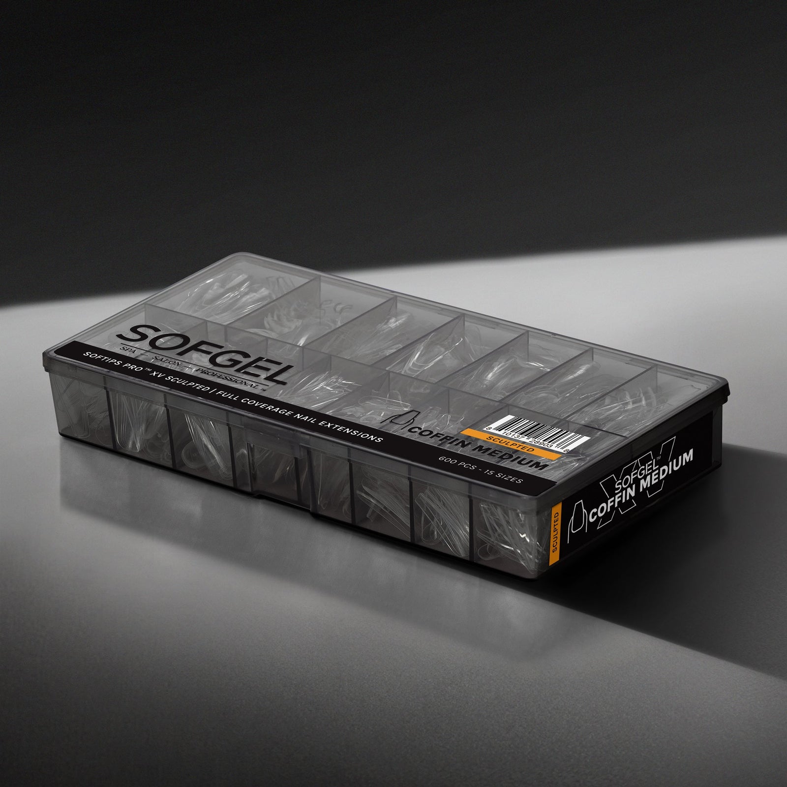 SOFGEL SOFTIPS PRO™ XV SCULPTED - COFFIN MEDIUM