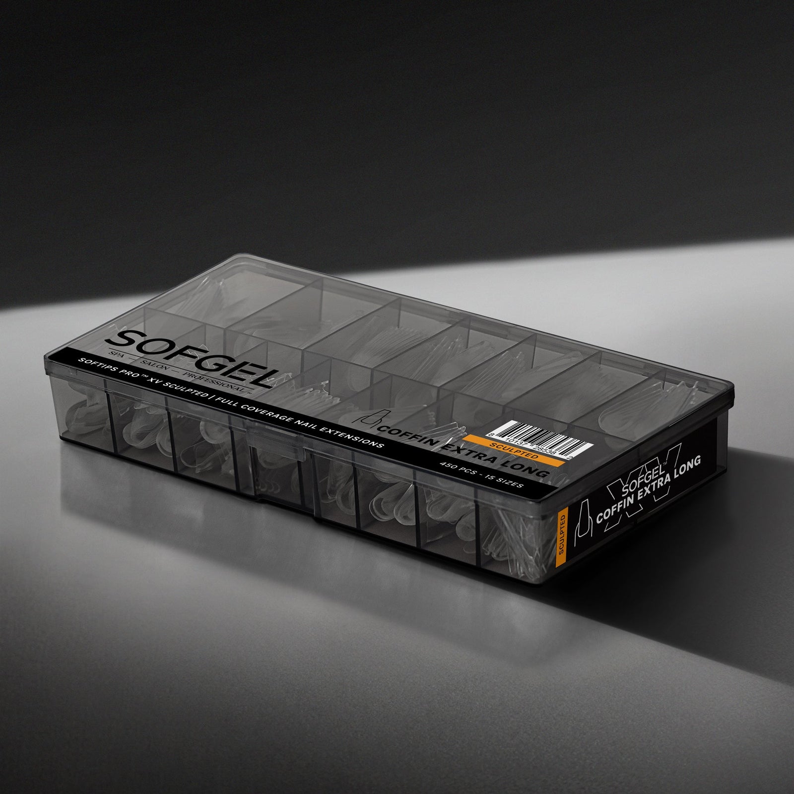 SOFGEL SOFTIPS PRO™ XV SCULPTED - COFFIN EXTRA LONG