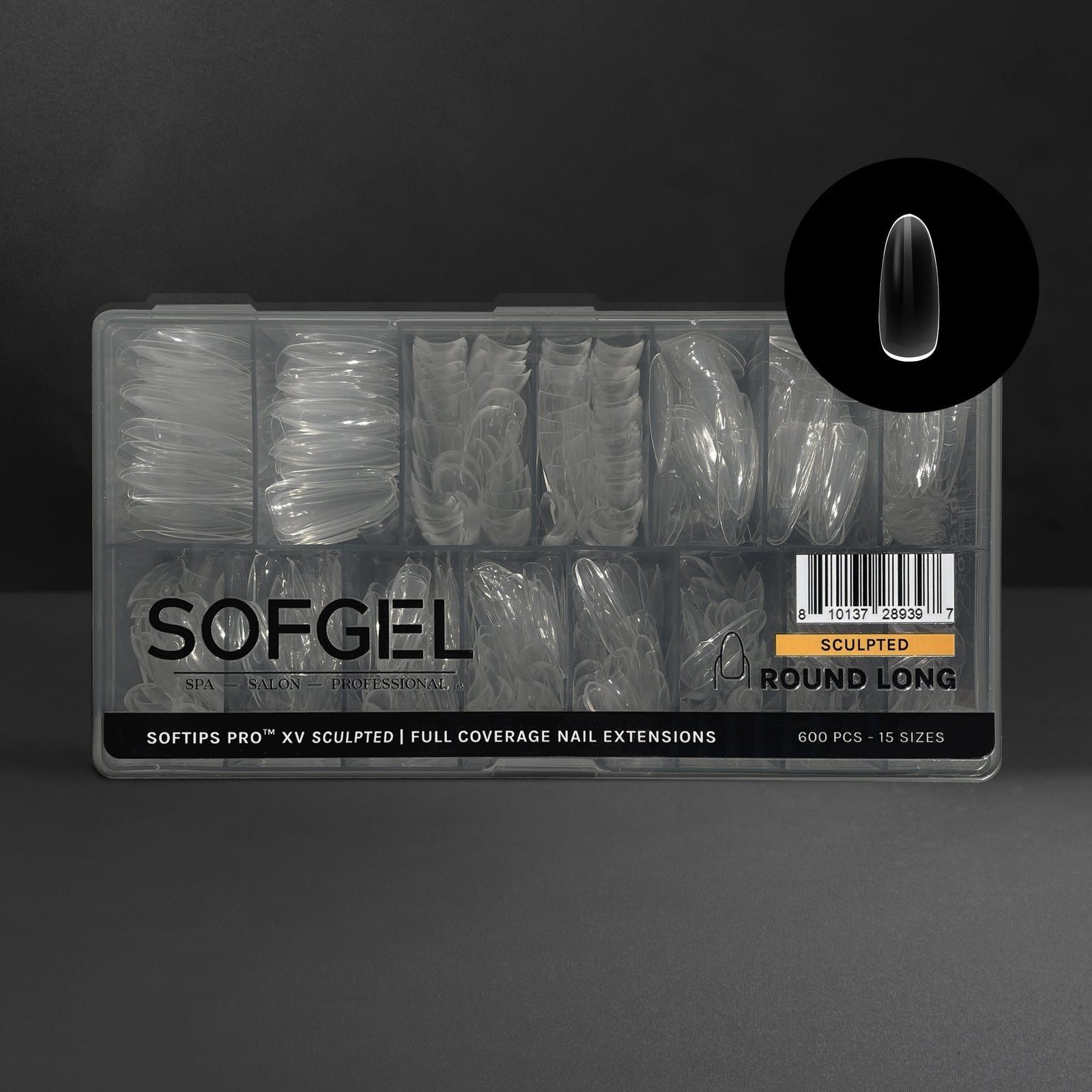 SOFGEL SOFTIPS PRO™ XV SCULPTED - ROUND LONG