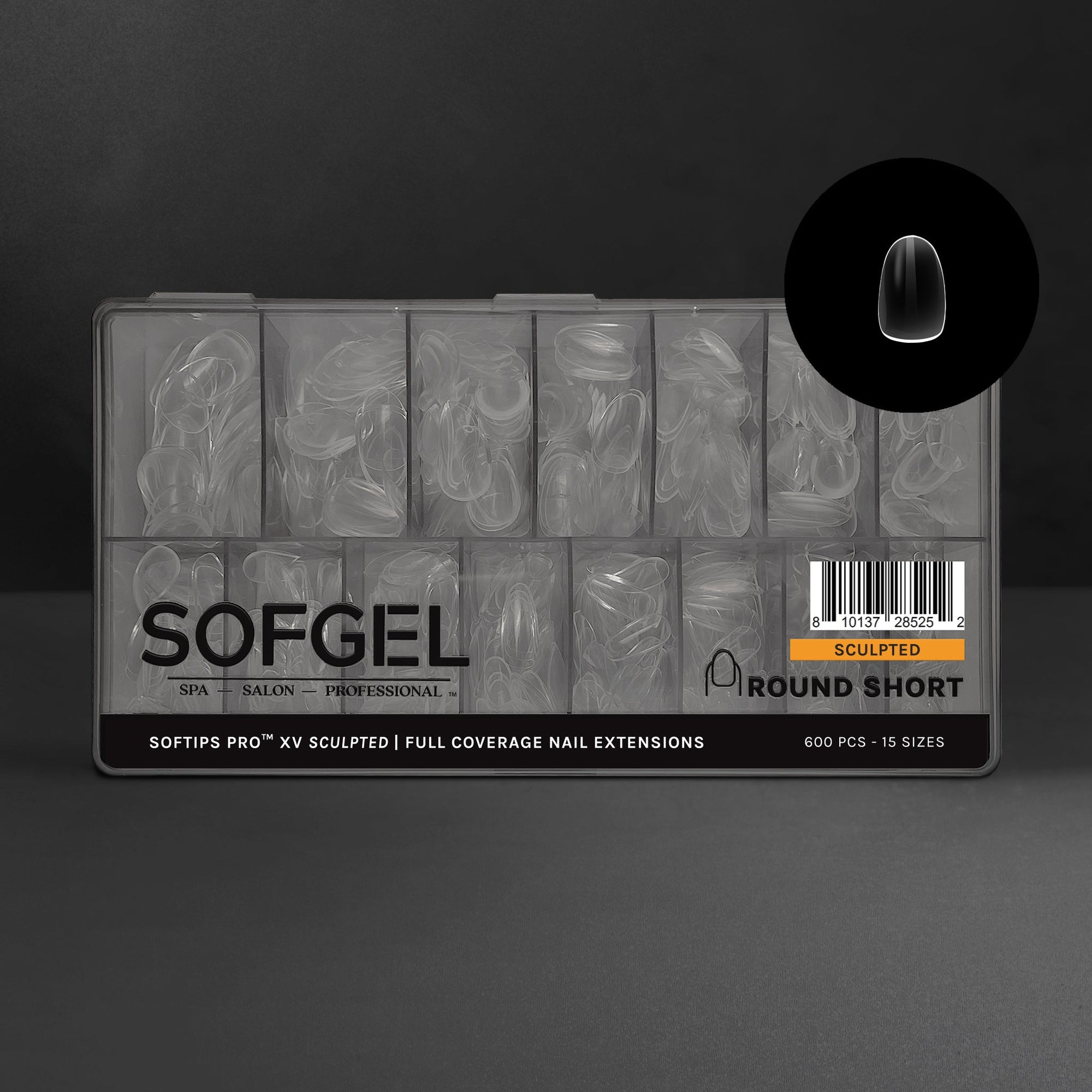 SOFGEL SOFTIPS PRO™ XV SCULPTED - ROUND SHORT
