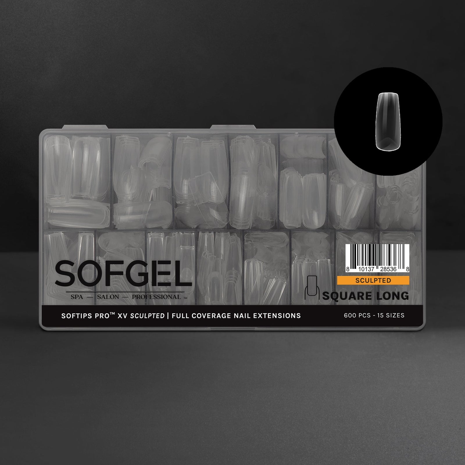 SOFGEL SOFTIPS PRO™ XV SCULPTED - SQUARE LONG