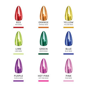 SOFGEL Chrome Colors Set of 9