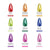 SOFGEL Chrome Colors Set of 9