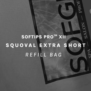 SOFTIPS PRO™ XII - Standard Squoval Extra Short