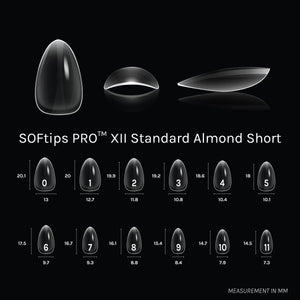 SOFGEL SOFTIPS PRO™ XII - Standard Almond Short