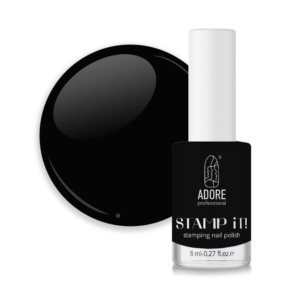 Adore Professional Stamp It! Stamping Polish- Charcoal