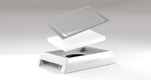 SHEMAX Style X-Pro Professional Dust Collector - White