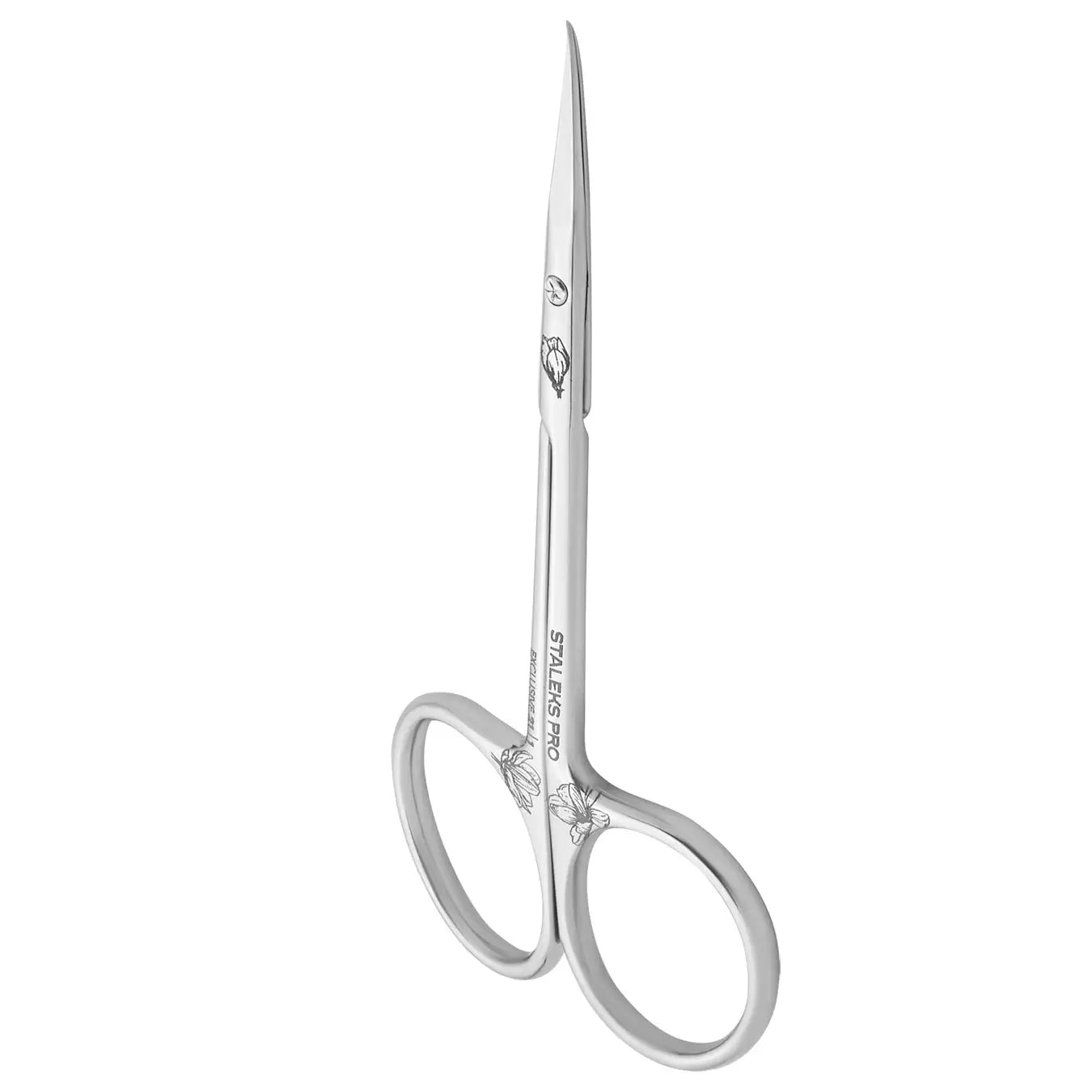 Staleks Professional Cuticle Scissors with Hook EXCLUSIVE 21 TYPE 1 (magnolia)