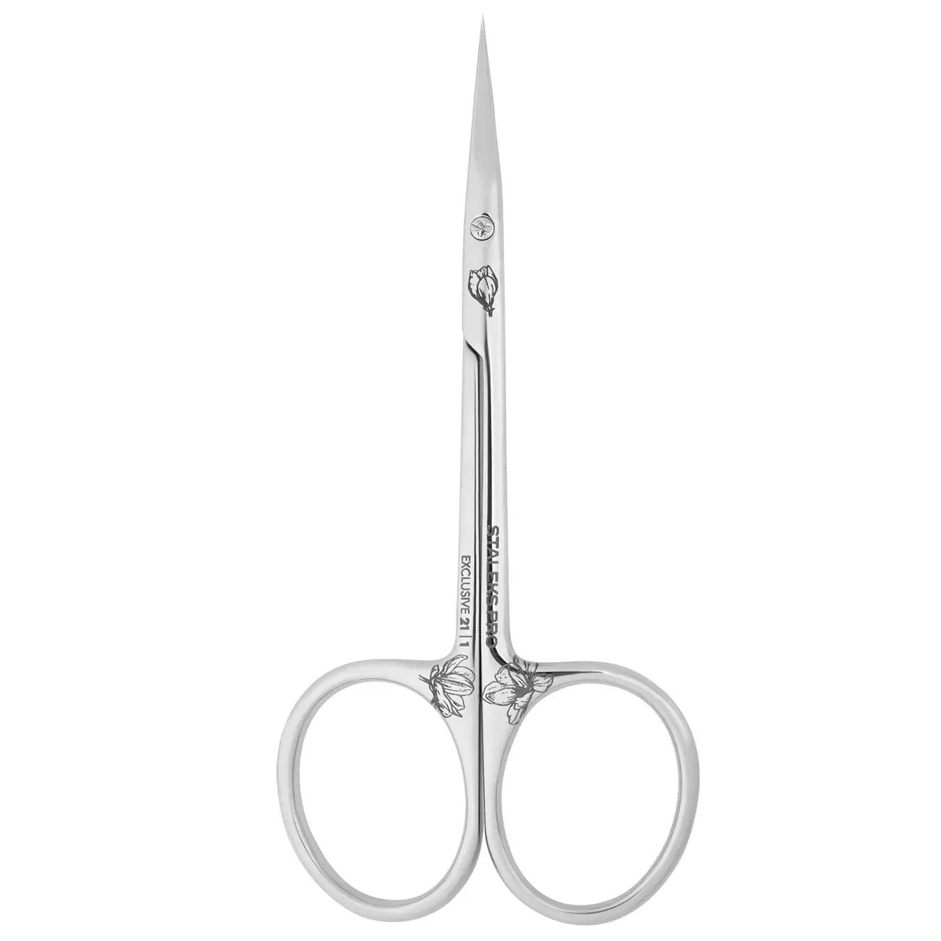 Staleks Professional Cuticle Scissors with Hook EXCLUSIVE 21 TYPE 1 (magnolia)