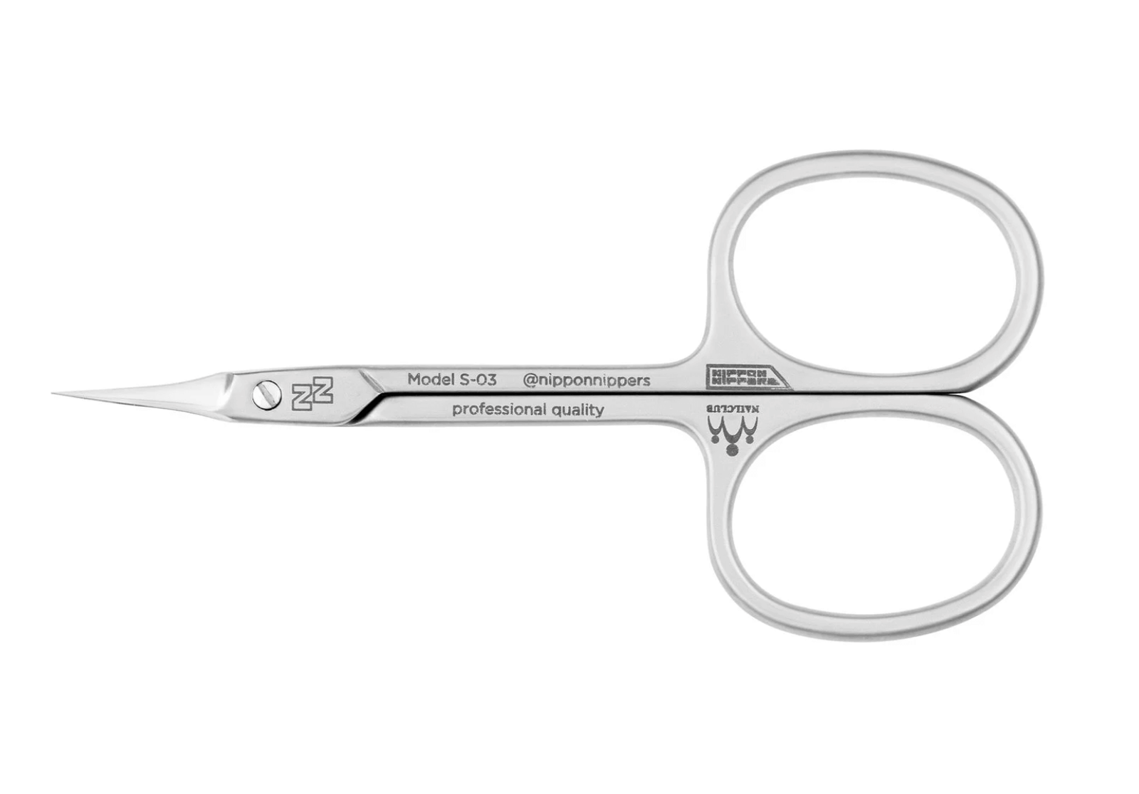 Nippon Nippers Cuticle Scissors- Model S-03L(Left-Handed)