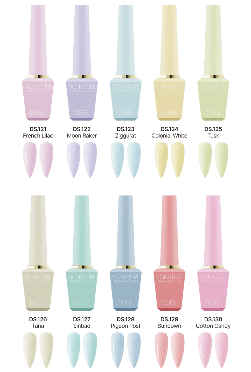 DGEL Signature Color Gel - Colonial White - Nail Mart USA