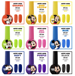 DGEL Disney Mickey Mouse Gel Polish - 10 Color Set