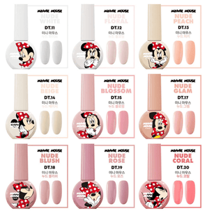 DGEL Disney Minnie Mouse Gel Polish - Nude Pink