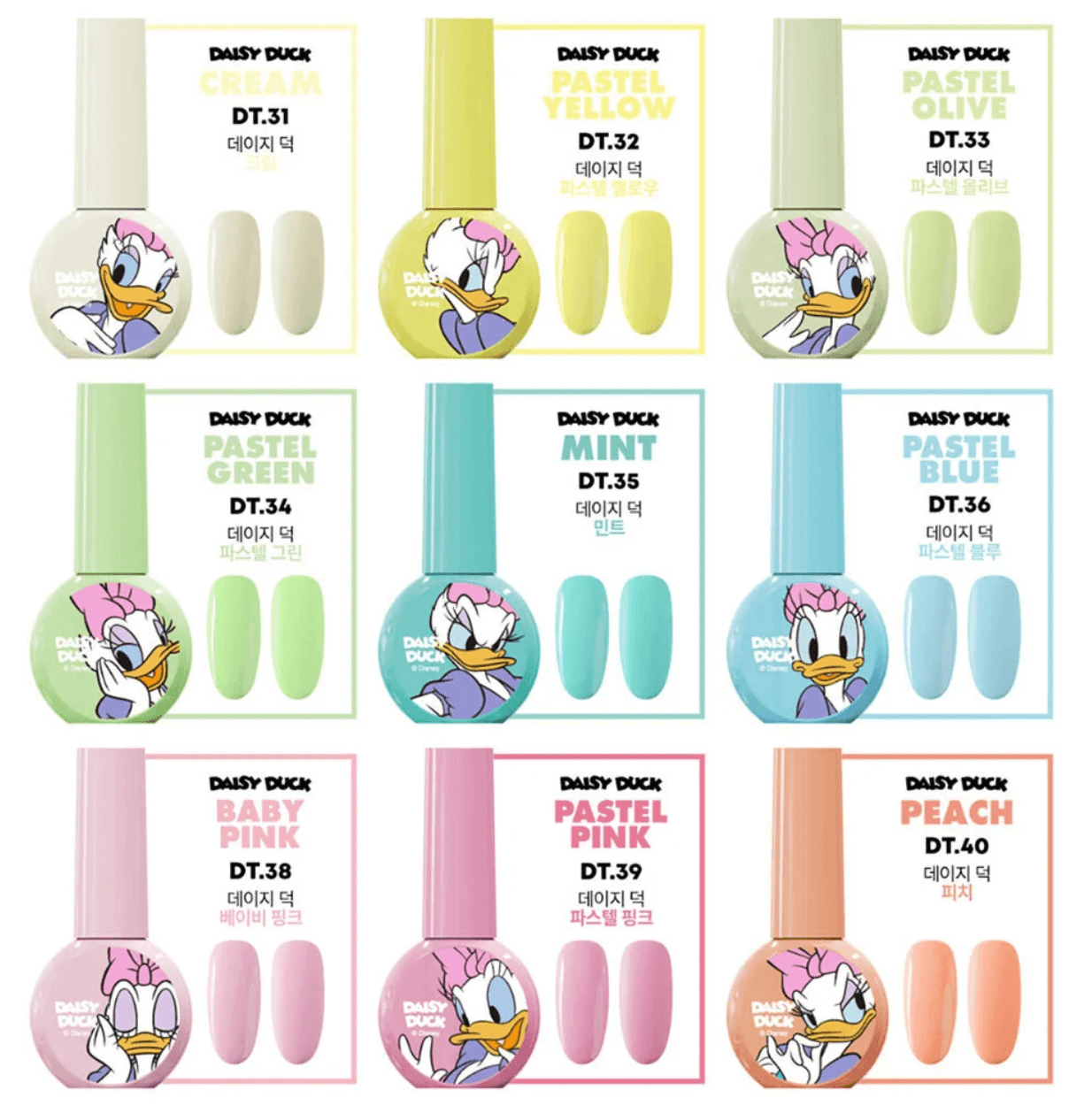 DGEL Disney Daisy Duck  Gel Polish- Pastel Yellow