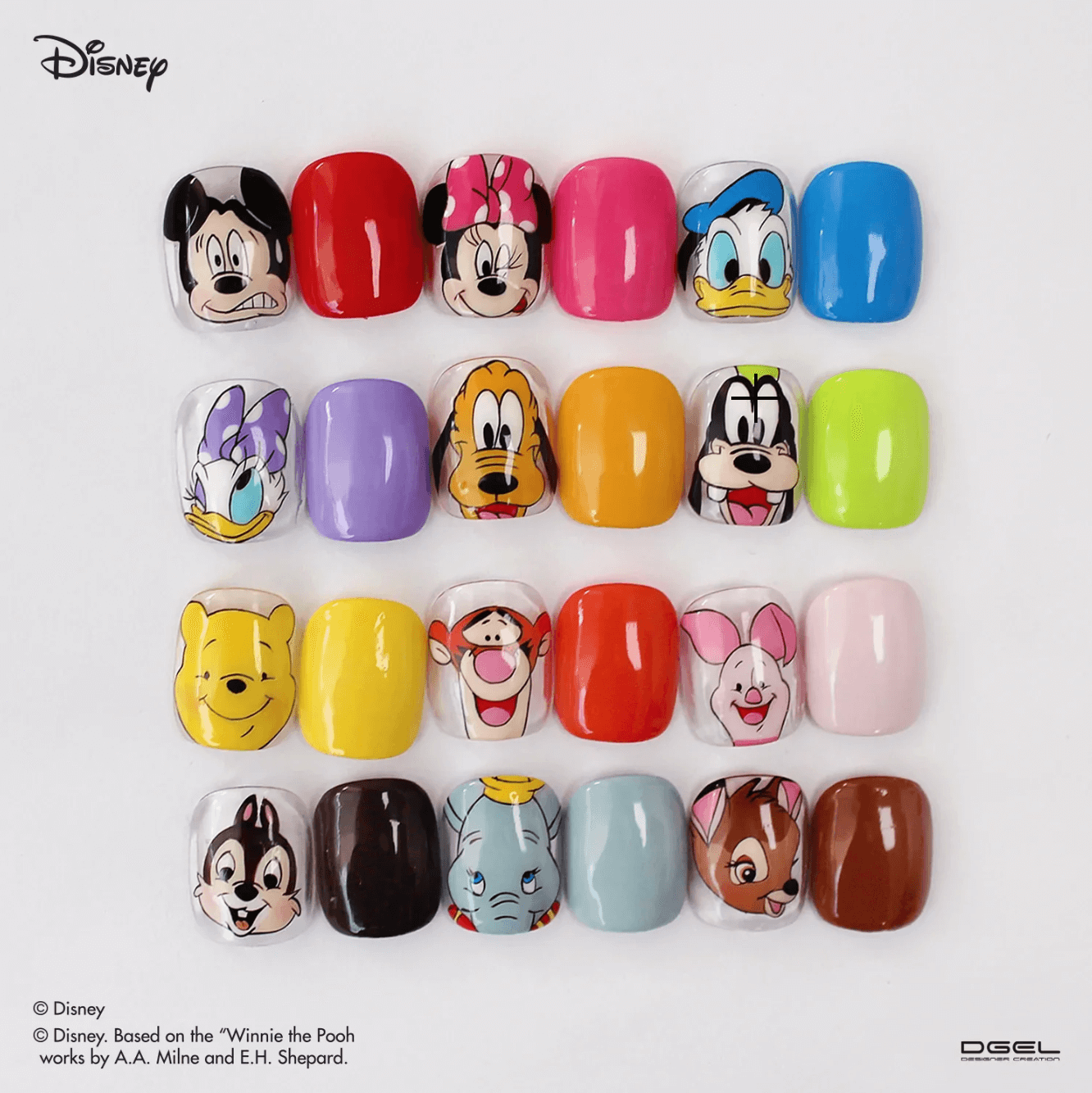 Valentine's Nail Decals Mix Set Bambi, Winnie the Pooh, Mickey, Tweetie  Bird and Snow white – Nails Creations