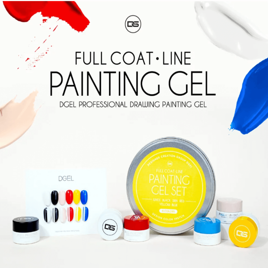 DGEL X Jini Mini Drawing Painting Collection - 6 PCS Set - Nail