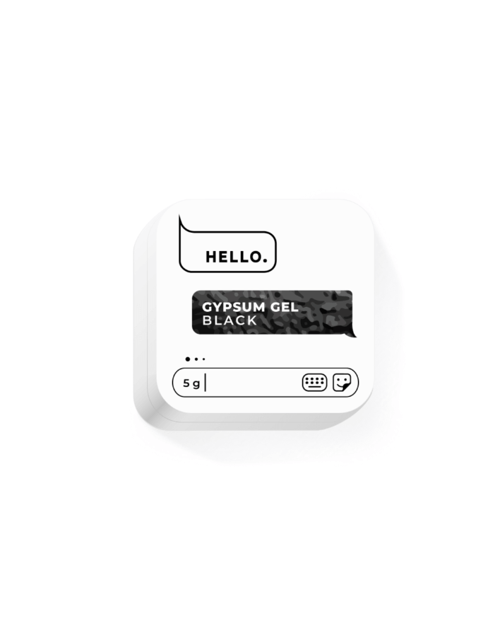 Hello Gypsum Gel No.2- Black