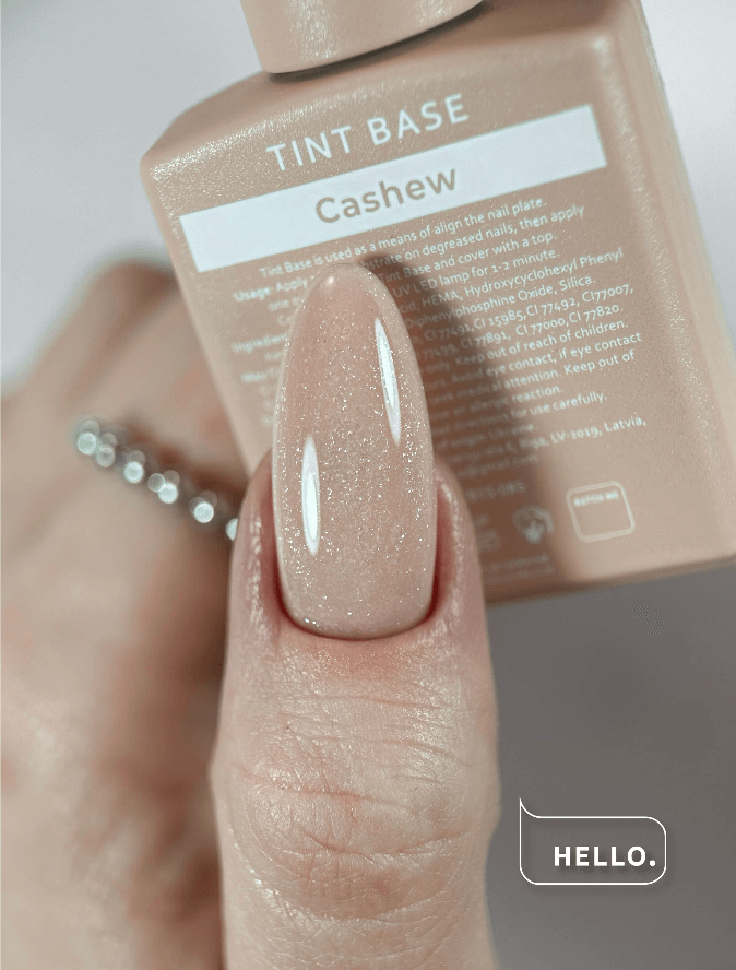 Hello Tint Rubber Base- Cashew