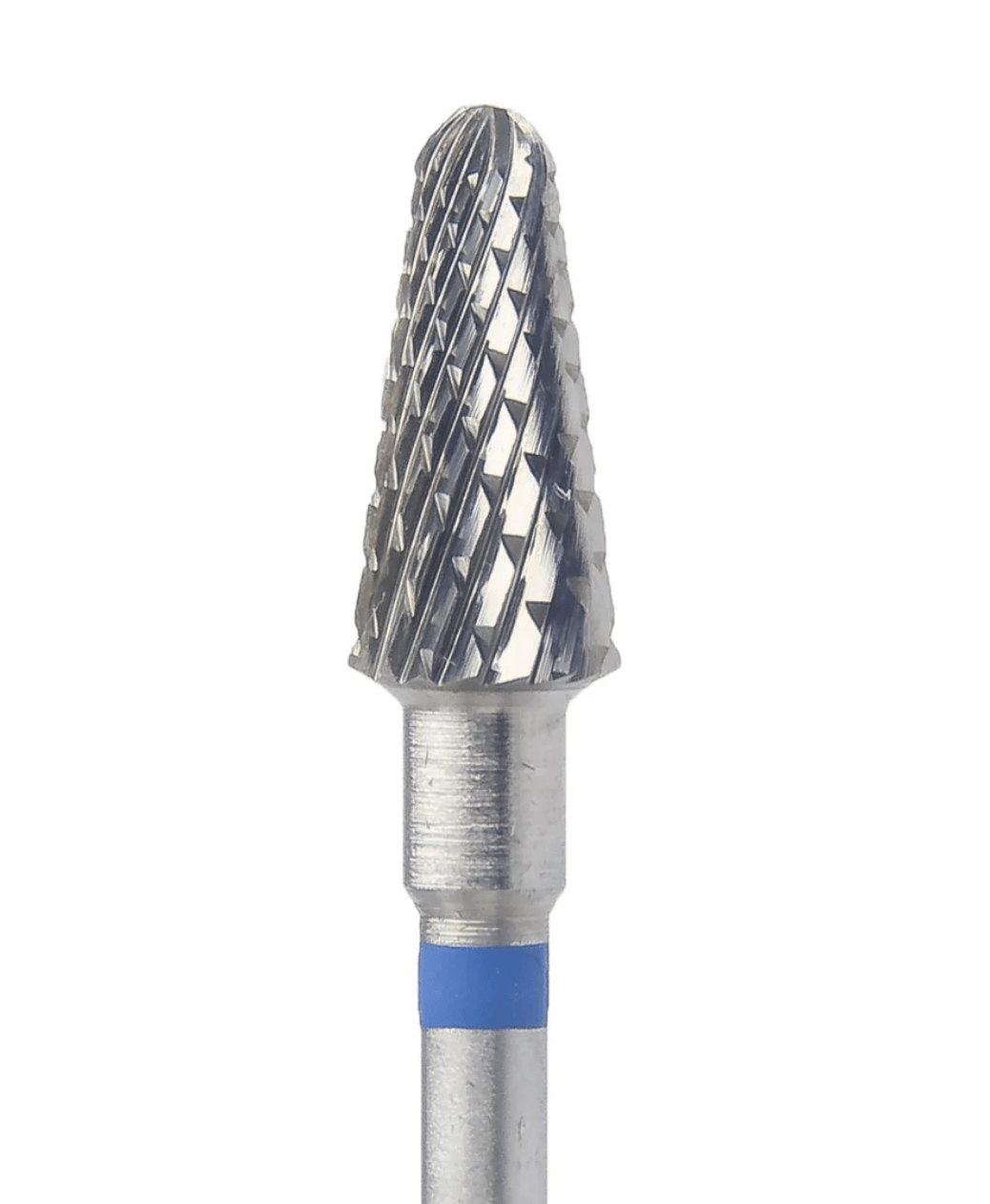 Tungsten Carbide Cone E-File Nail Drill Bit - Medium Grit (Blue) 5.0mm