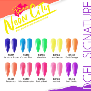 DGEL Signature Neon City Collection - 10 PCS Gel Polish Set