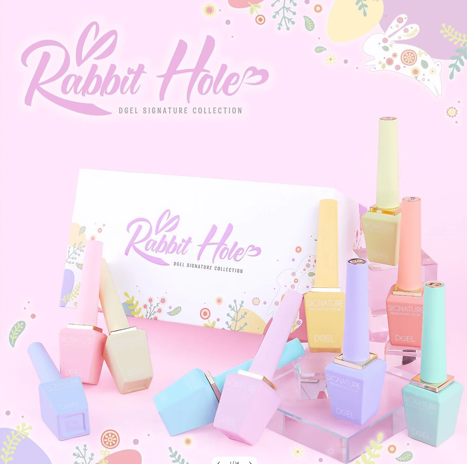 DGEL Signature Rabbit Hole Collection - 10 PCS Gel Polish Set