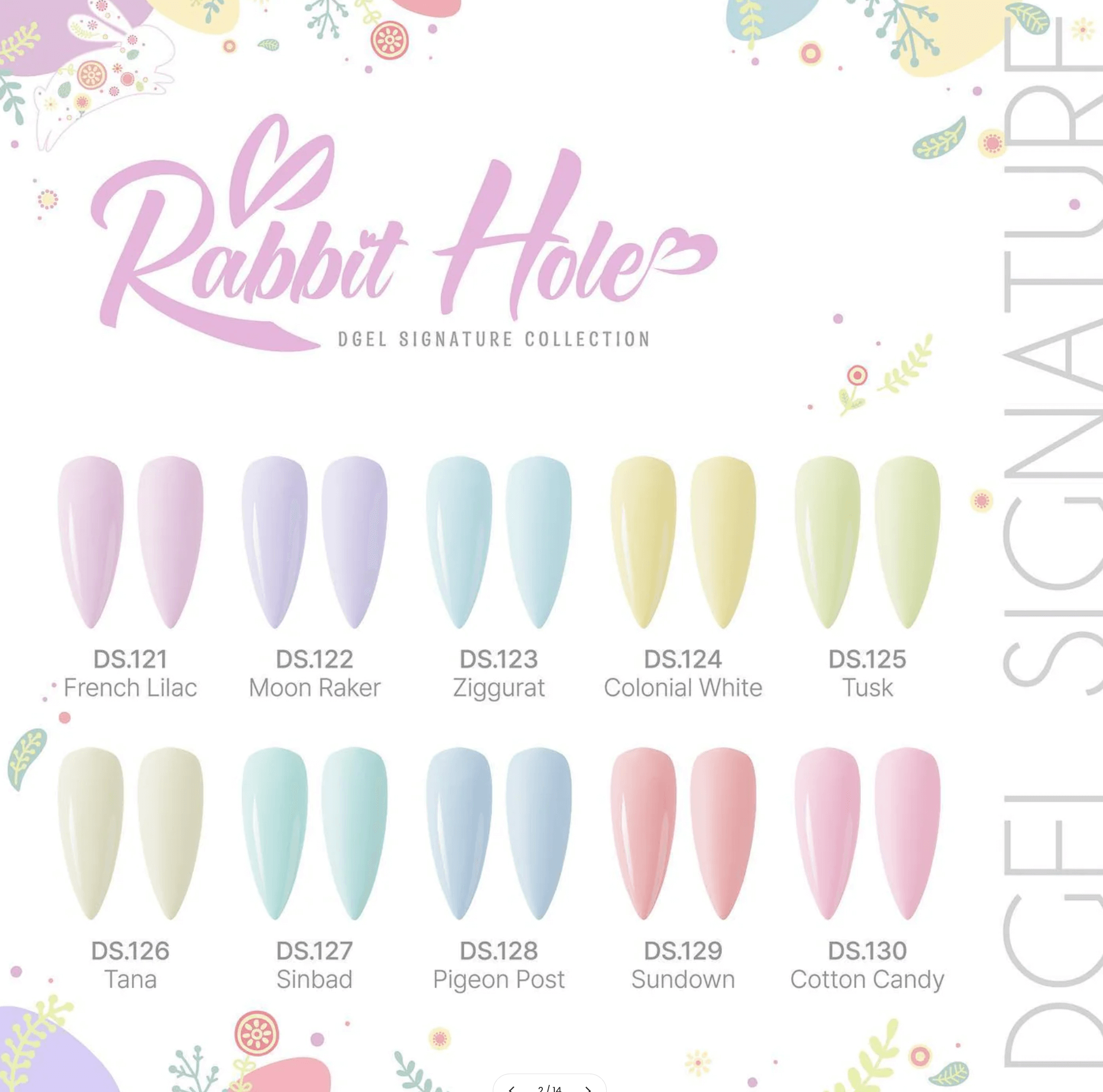 DGEL Signature Rabbit Hole Collection - 10 PCS Gel Polish Set