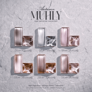 DGEL Signature Autumn Muhly Collection - 6 PCS Magnetic Gel Polish Set