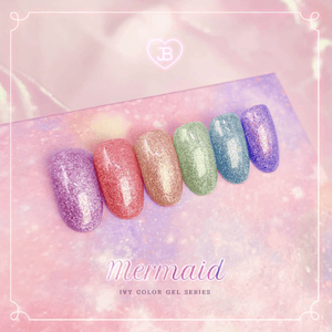 JIN.B Mermaid Collection- 6 PCS Magnetic Gel Polish