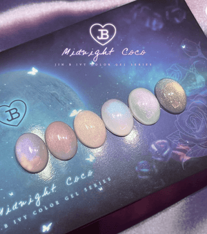 JIN.B Midnight Coco Collection- 6 PCS Syrup Gel Polish