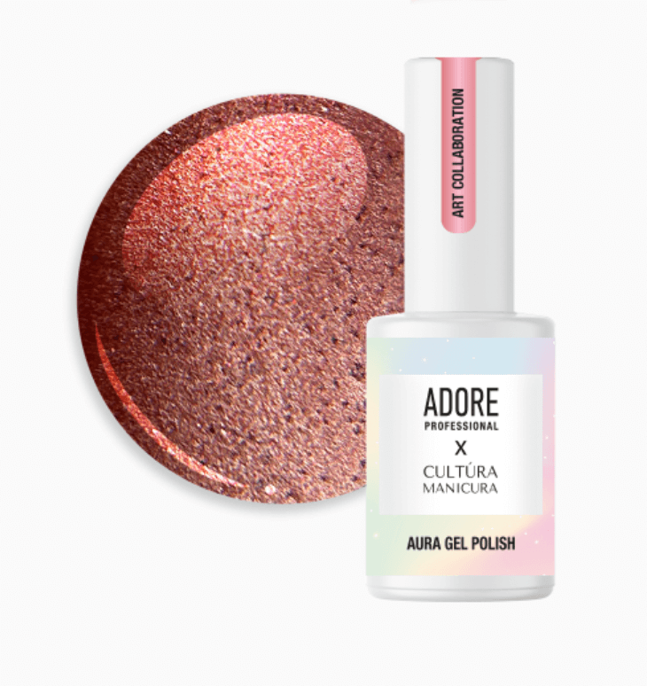 Adore Professional x Cultura Manicura Aura Cat Eye Gel Polish- Cherry